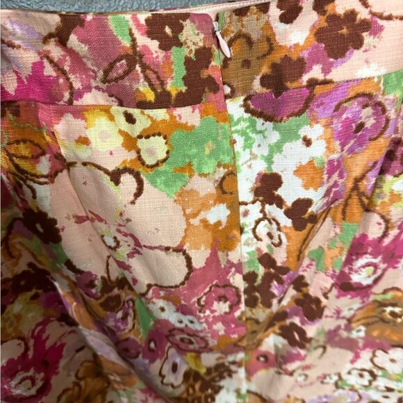 J. CREW WATERCOLOR FLORAL PASTICHE PENCIL SKIRT~COTTON STRETCH - Picture 7 of 11